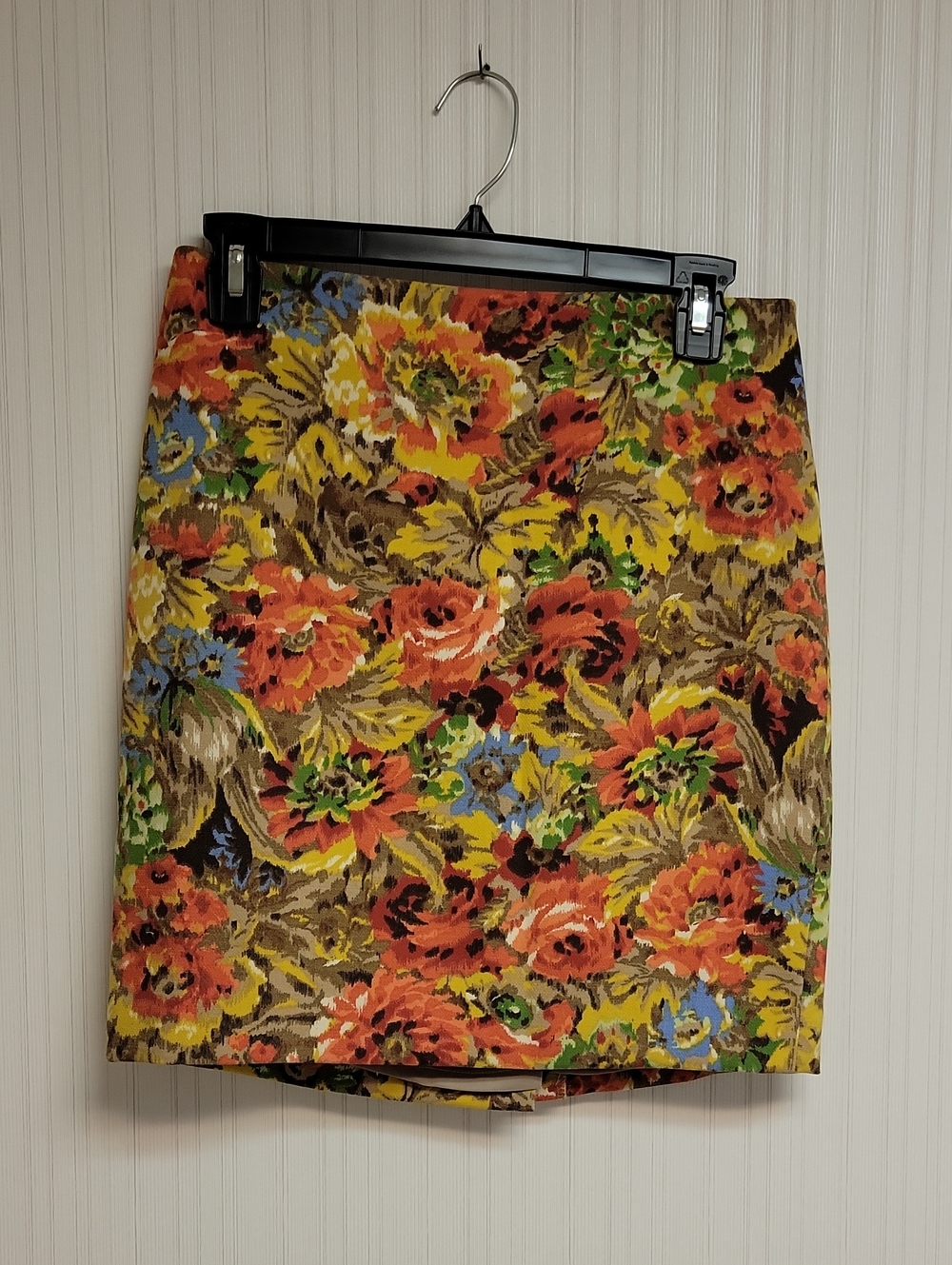 Talbots Floral Pencil Skirt in Multi Fall Colors. 4P. Office Business Church